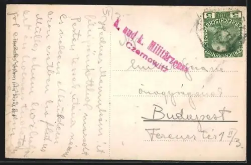 AK Czernowitz, Totalansicht