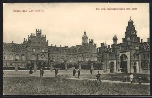 AK Czernowitz, Gro. ort. erzbischöfliche Residenz