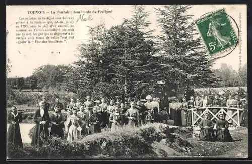 AK Touvois, La Fontaine bouillante de Frèlignè