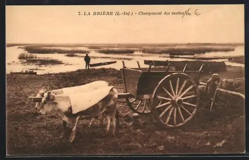 AK La Brière /L.-Inf., Chargement des mottes