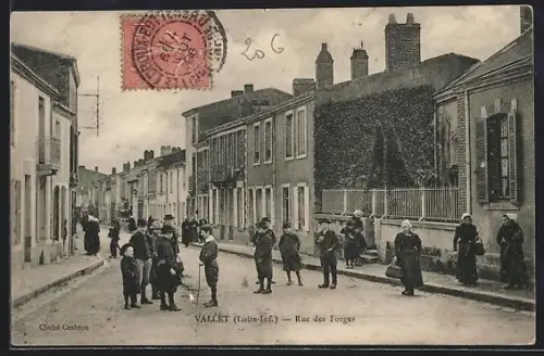 AK Vallet /Loire-Inf., Rue des Forges