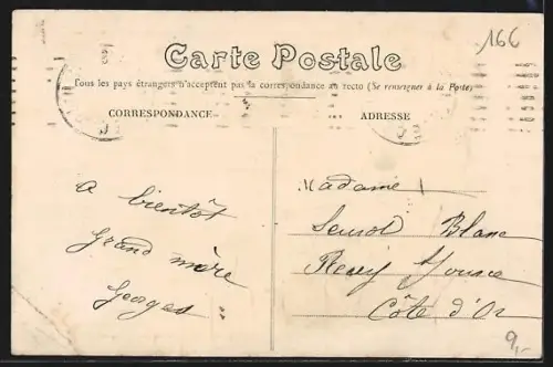 AK Vallet /L.-Inf., Les Quatre Routes, La Poste