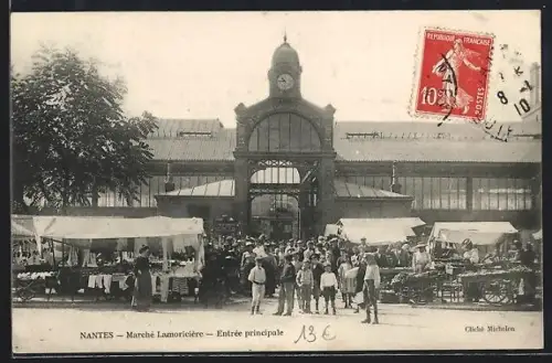 AK Nantes, Marché Lamoricière, Entrée principale