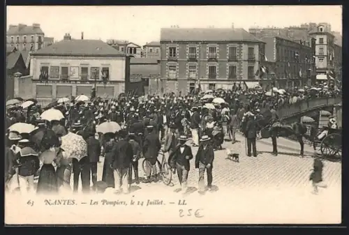 AK Nantes, Les Pompiers, le 14 Juillet