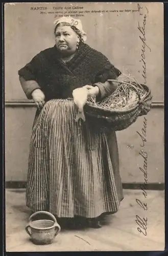 AK Nantes, Coiffe du Câline et panier d`osier