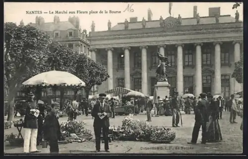 AK Nantes, Le Marché aux Fleurs place de la Bourse