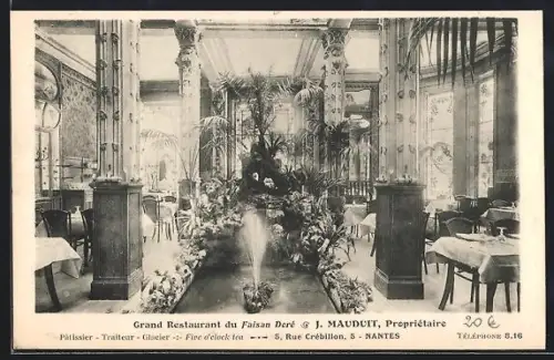 AK Nantes, Intérieur du Grand Restaurant du Faisan Doré