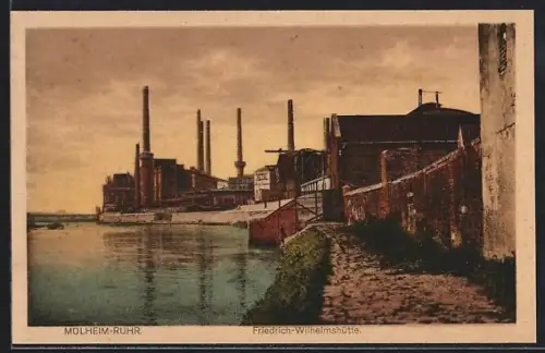 AK Mülheim /Ruhr, Blick zur Friedrich-Wilhelmshütte