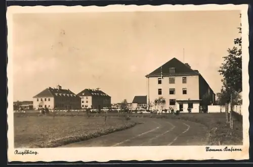 AK Augsburg, Blick auf Sonne-Kaserne