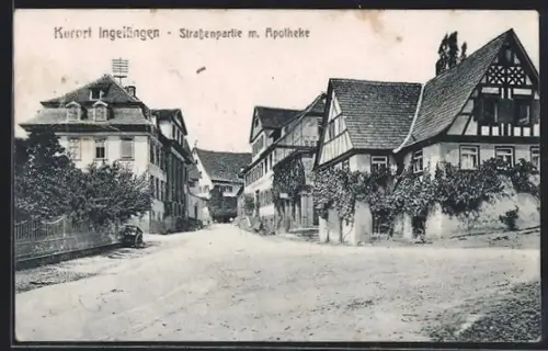 AK Ingelfingen, Strassenpartie mit Apotheke