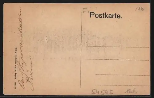 AK Prüm, Ritzstrasse mit Schranke