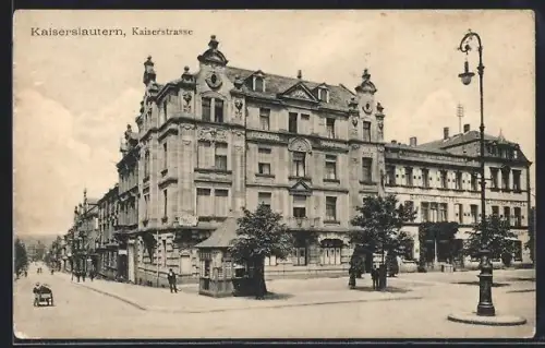 AK Kaiserslautern, Kaiserstrasse mit Bahnhofs-Hotel