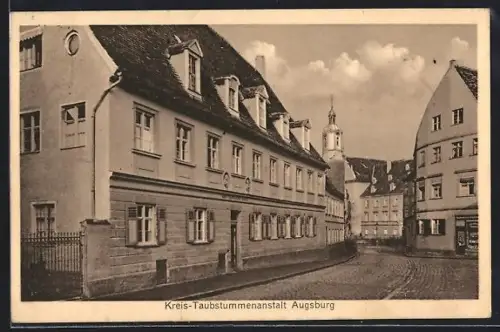 AK Augsburg, Kreis-Taubstummenanstalt