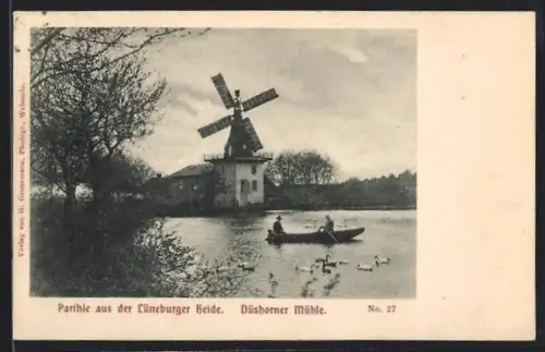 AK Düshorn /Lüneburger Heide, Windmühle Düshorner Mühle