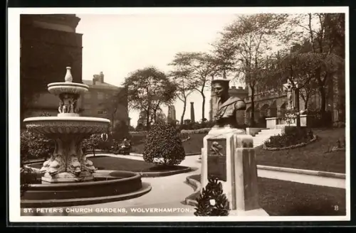 AK Wolverhampton, St. Peter`s Church Gardens