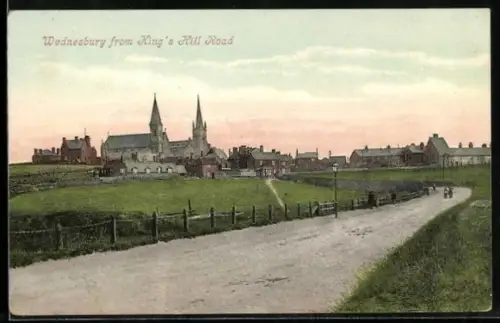 AK Wednesbury, Panorama from King`s Hill Road