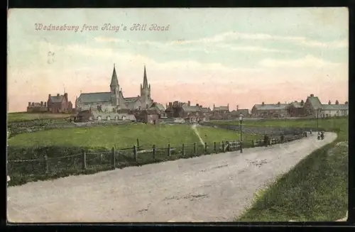 AK Wednesbury, Panorama from King`s Hill Road
