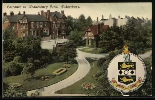 AK Wednesbury, Entrance to Wednesbury Park