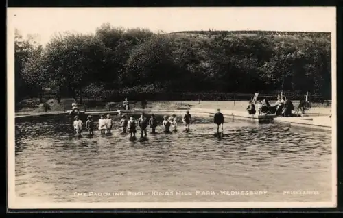 AK Wednesbury, King`s Hill Park, The Paddling Pool