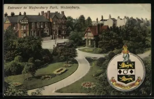 AK Wednesbury, Entrance to Wednesbury Park