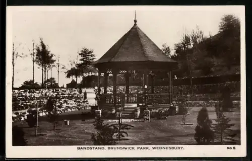AK Wednesbury, Brunswick Park, Bandstand