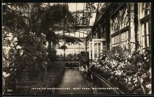AK Wolverhampton, West Park, Interior Conservatory