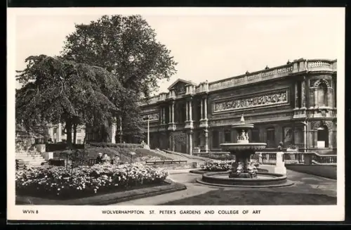 AK Wolverhampton, St. Peter`s Gardens and College of Art