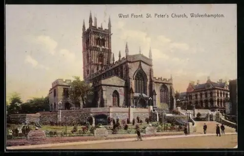 AK Wolverhampton, St. Peter`s Church, West Front