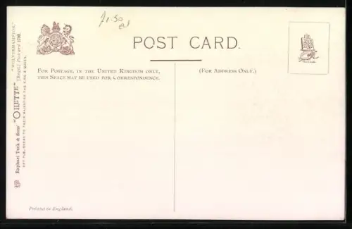 Künstler-AK Wolverhampton, The Old Feathers Inn