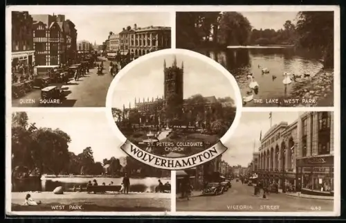 AK Wolverhampton, St. Peters Collegiate Church, Queen Square, Victoria Street