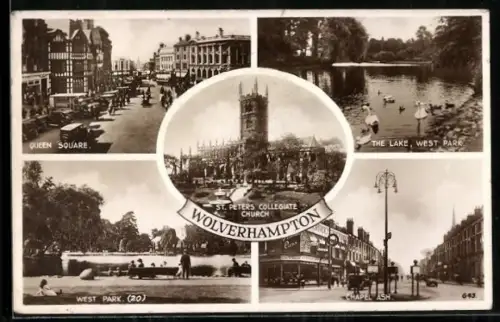 AK Wolverhampton, St. Peters Collegiate Church, Chapel Ash, Queen Square