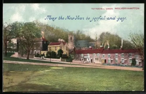 AK Wolverhampton, Tettenhall Green, Neujahrsgruss