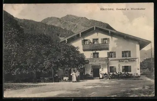 AK Ramsau / Obb., Gasthof zum Hochkalter