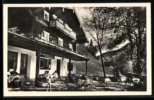AK Ramsau /Obb., Gasthof Palfenhörner mit hohem Göll