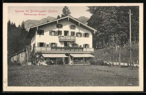 AK Ramsau /Obb., Gasthof Pfeifenmacher Brunner