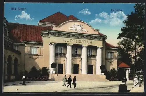 AK Bad Elster, Kurtheater, Aussenansicht