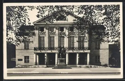 AK Weimar / Thüringen, Dt. Nationaltheater