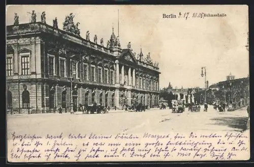 AK Berlin, Ruhmeshalle mit Strassenpartie