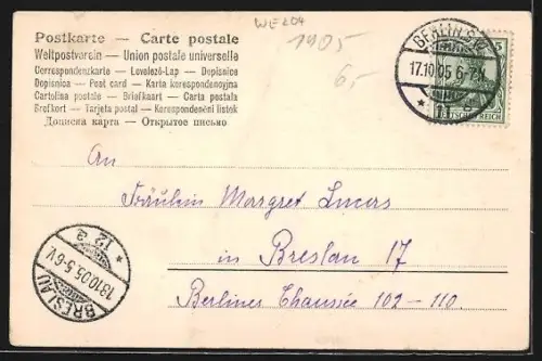 AK Berlin, Ruhmeshalle mit Strassenpartie