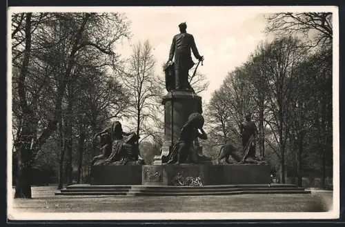 AK Berlin-Tiergarten, Bismarckdenkmal am grossen Stern