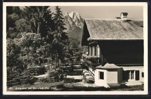 AK Garmisch, Haus an der Aule-Alm
