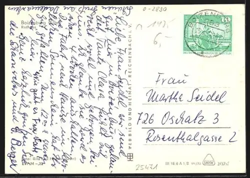 AK Boizenburg /Elbe, Rathaus mit Strassenpartie