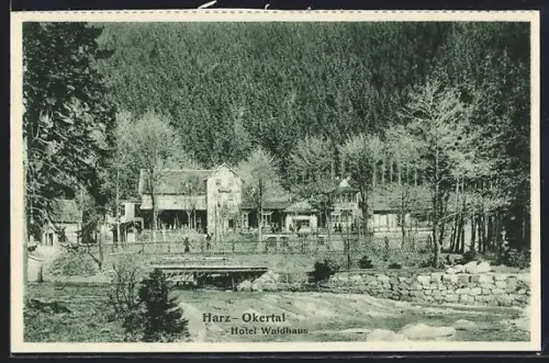 AK Okertal /Harz, Hotel Waldhaus
