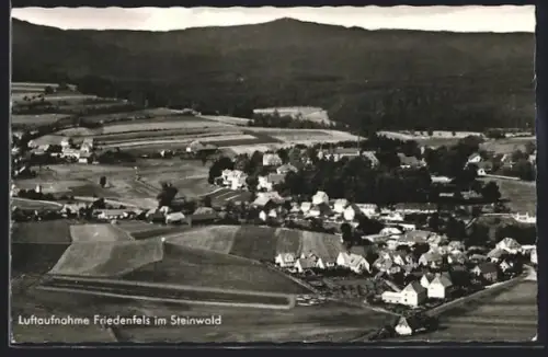 AK Friedenfels im Steinwald, Gesamtansicht vom Flugzeug aus