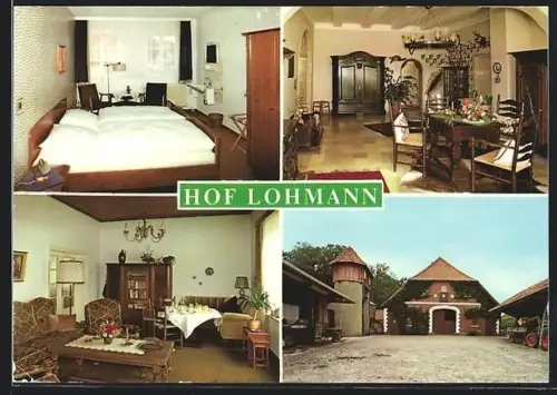 AK Walsrode, Hof Lohmann, Traktor, Innenansichten