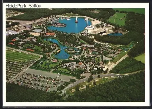 AK Soltau, Heide Park, Fliegeraufnahme