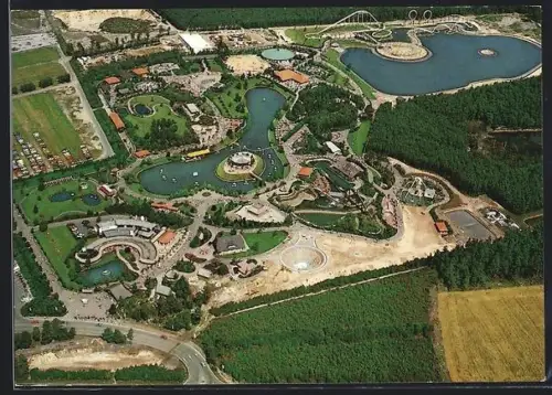 AK Soltau, Heide Park, Teilansicht, Fliegeraufnahme