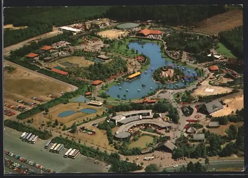 AK Soltau, Heide Park, Teilansicht, Fliegeraufnahme