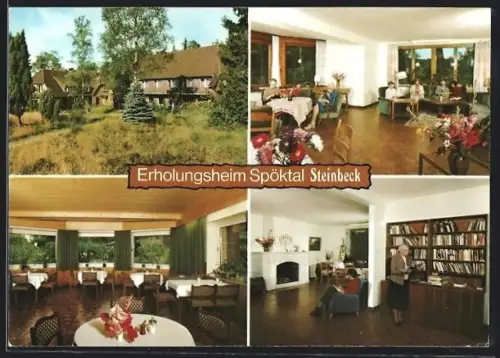 AK Steinbeck /Luhe, Erholungsheim Spöktal, Innenansichten