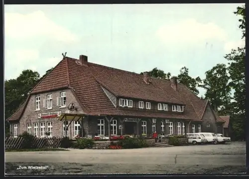 AK Reiningen /Kr. Soltau, Gasthaus und Pension Zum Wietzetal Fr. Brammer